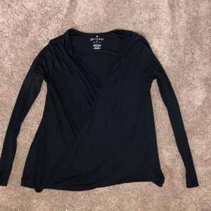 American Eagle cross wrap long sleeve